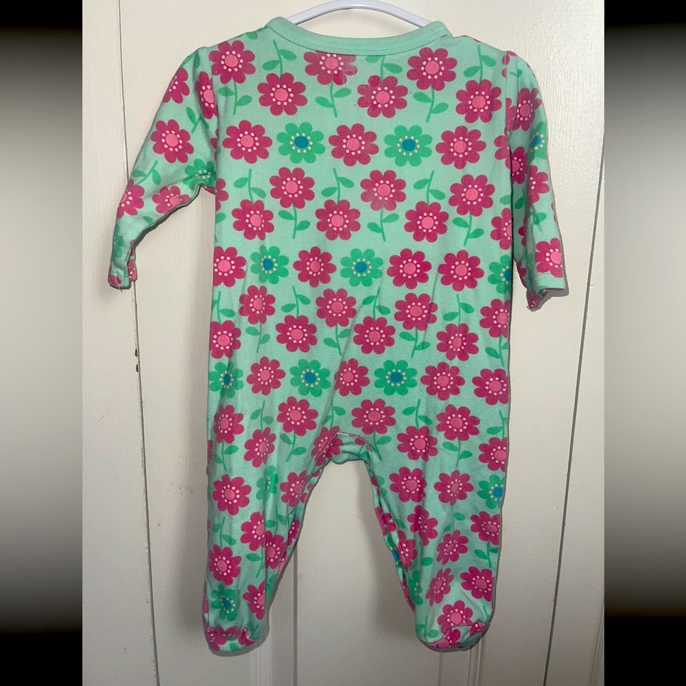100% cotton snap-on onesie size: 6m